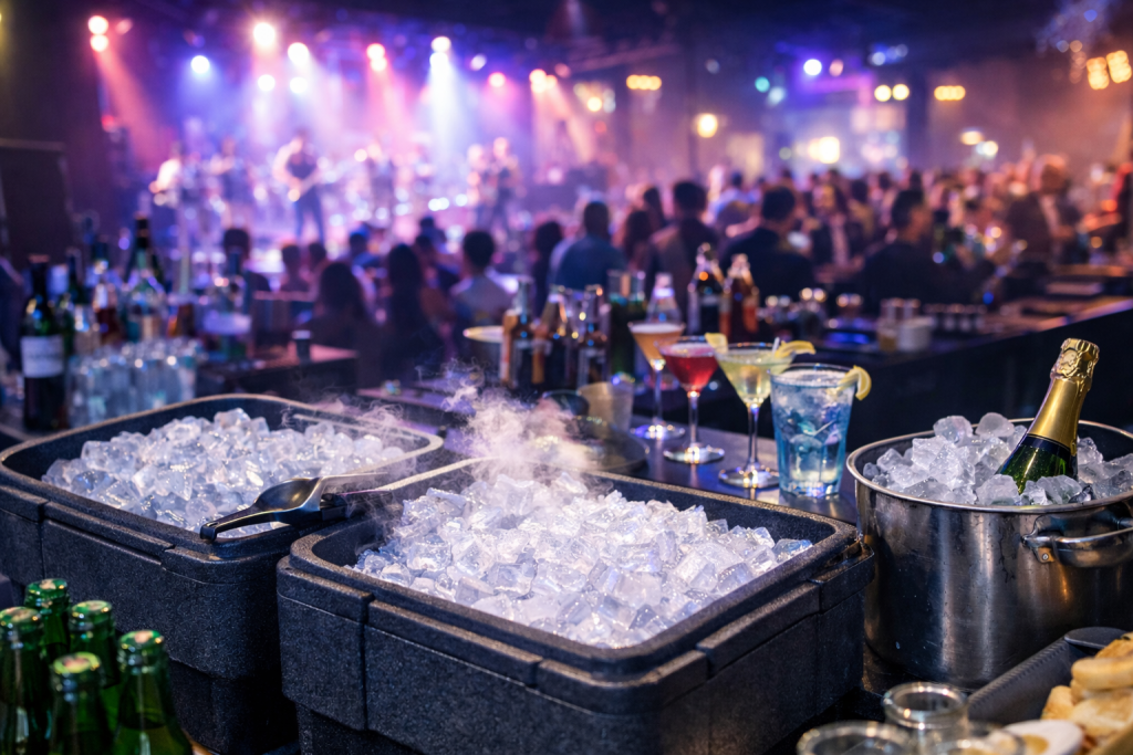 livraison glaçons Seine-Saint-Denis 93 pour soirées et événements