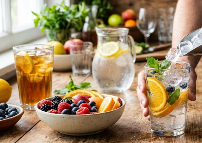 Utilisation de glace alimentaire potable pour aliments