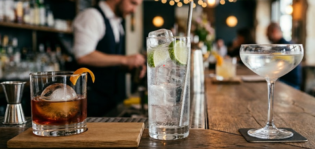 taille des glaçons selon le verre à cocktail